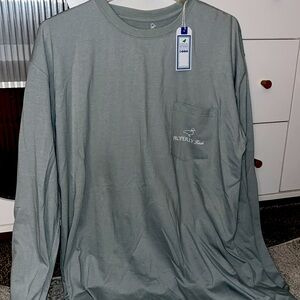 NWT greenish-gray Men’s Size L Properly Tied pocket tee